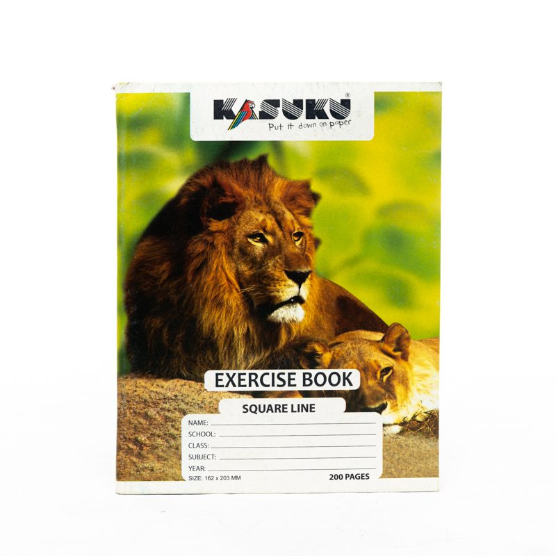 Kasuku Exercise Book A5 200 Pages Square Line