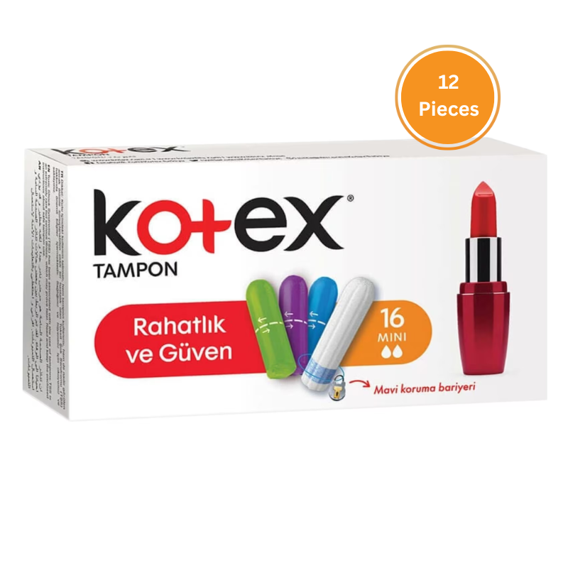 Kotex Tampons Mini 12*165 Box 12 Pcs