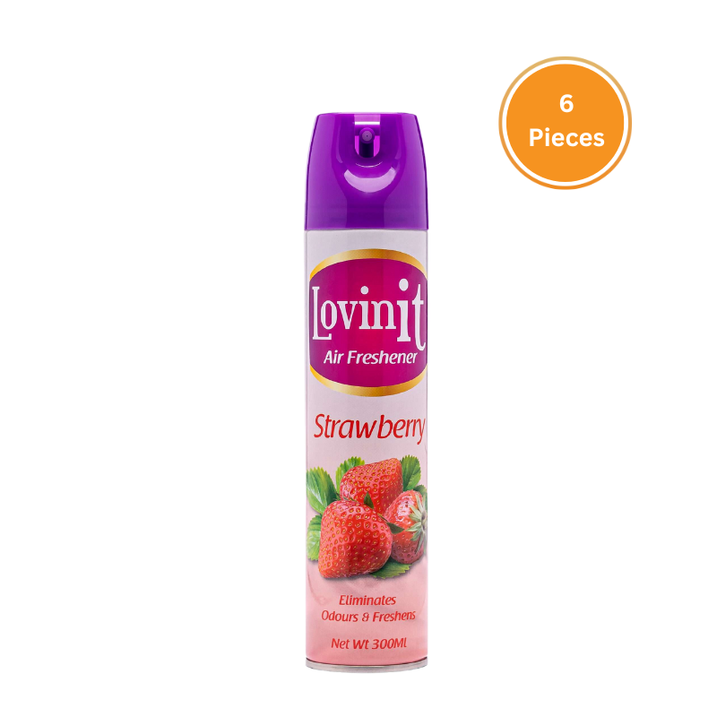 Lovin It Air Fresheners - Strawberry 300ML Outer 6S