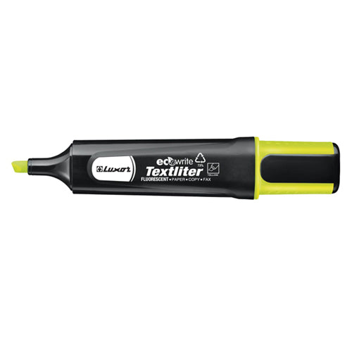 Luxor Eco Textliter Pen Yellow