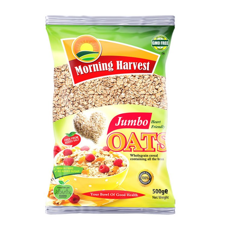 Morning Harvest Jumbo Oats 500Gm Bag