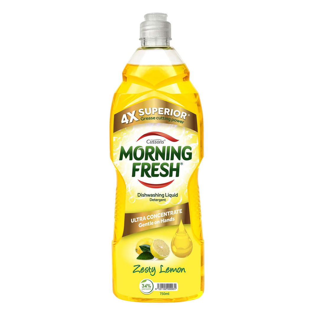Morning Fresh Dish Washing Liquid Zesty Lemon 750Ml