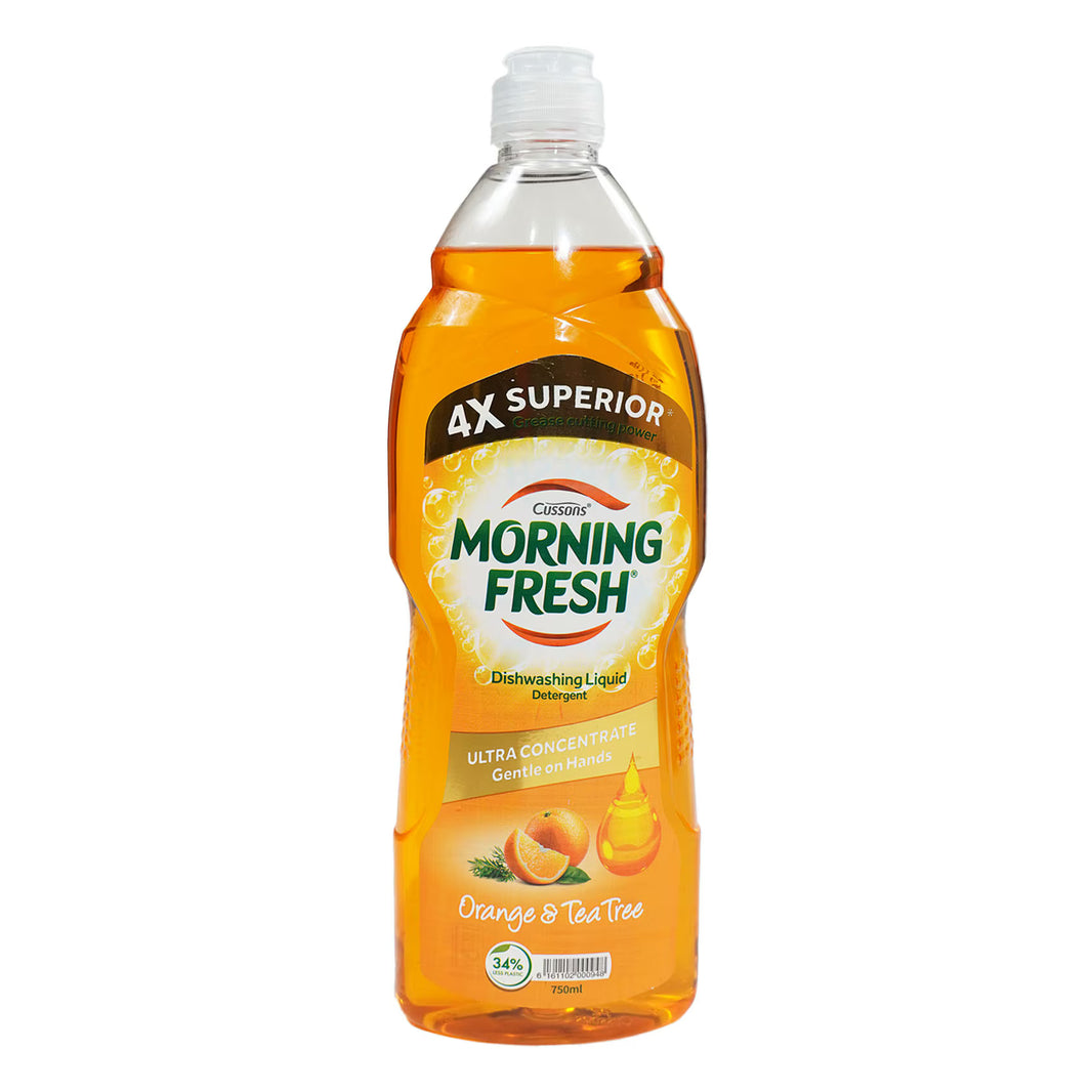 Morning Fresh Dish Washing Liquid Orange and Tea Tree 750Ml