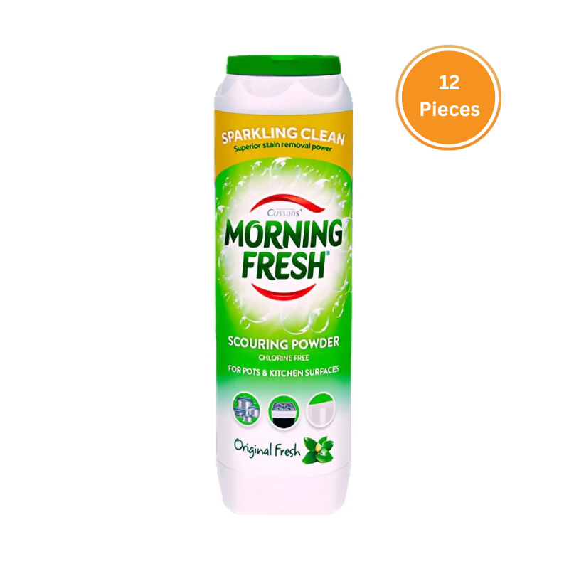 Morning Fresh Scouring Powder Original Fresh 500G Box 12Pcs