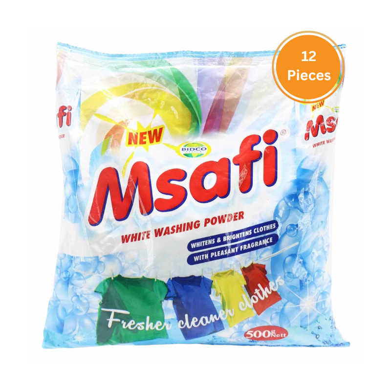 Msafi White Satchet 500Gm Box x 12 Pieces