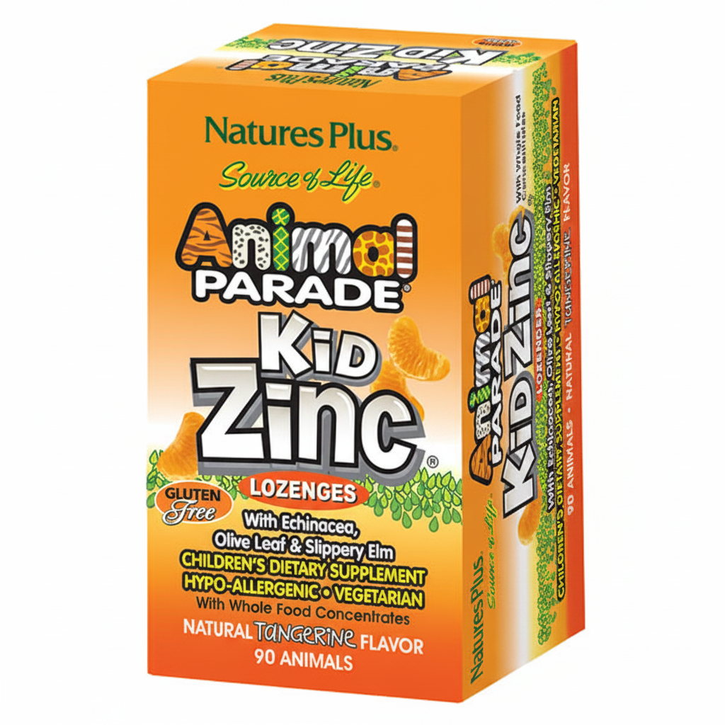 Natures Plus Animal Parade Kids Zinc Tangarine flavour 90'S