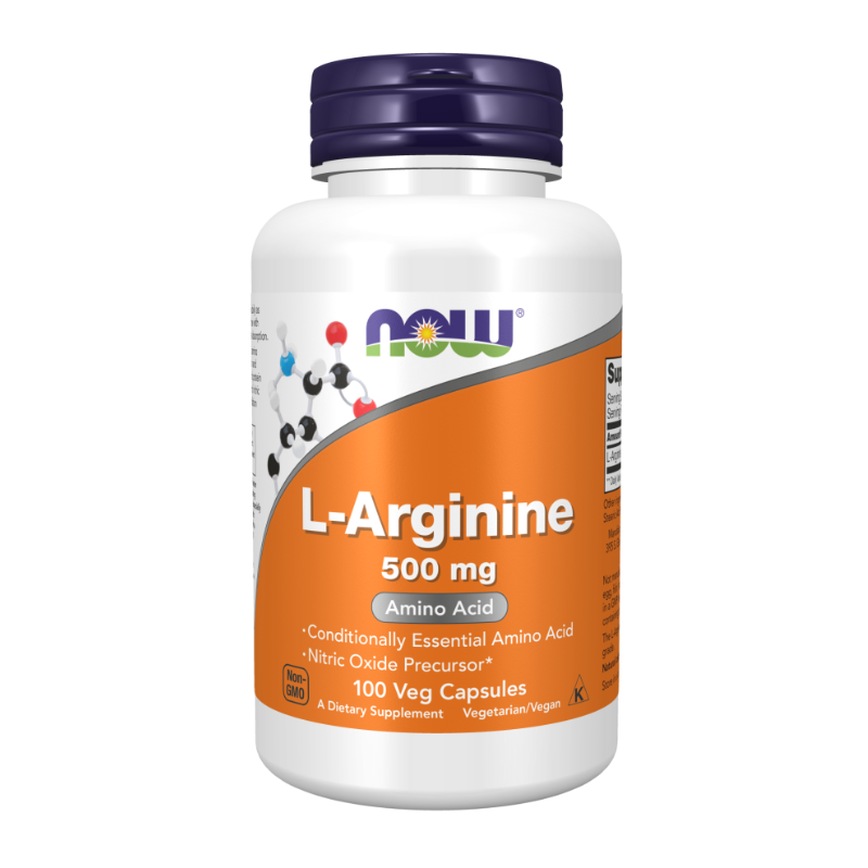 Now L Arginine 500Mg Caps 100'S
