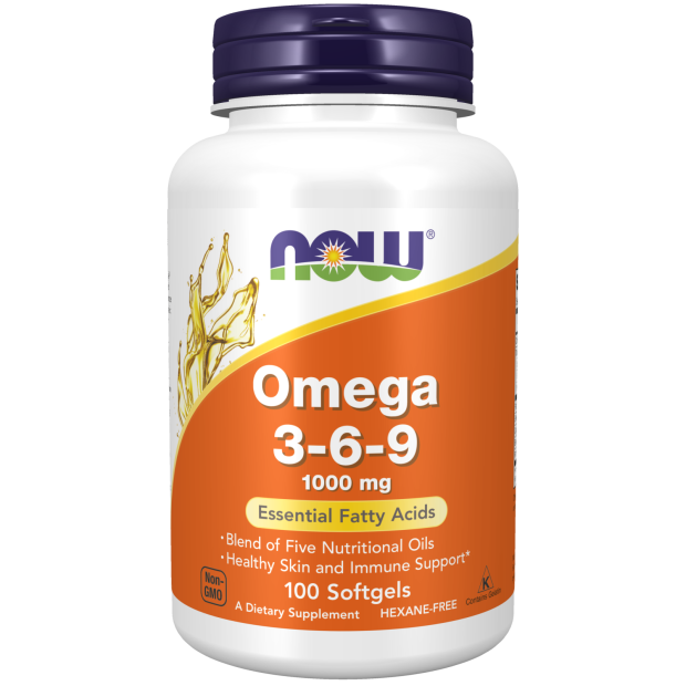 Now Omega 3-6-9 1000Mg Capsules 100'S
