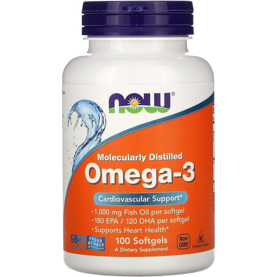 Now Omega 3 1000Mg Capsules 100'S