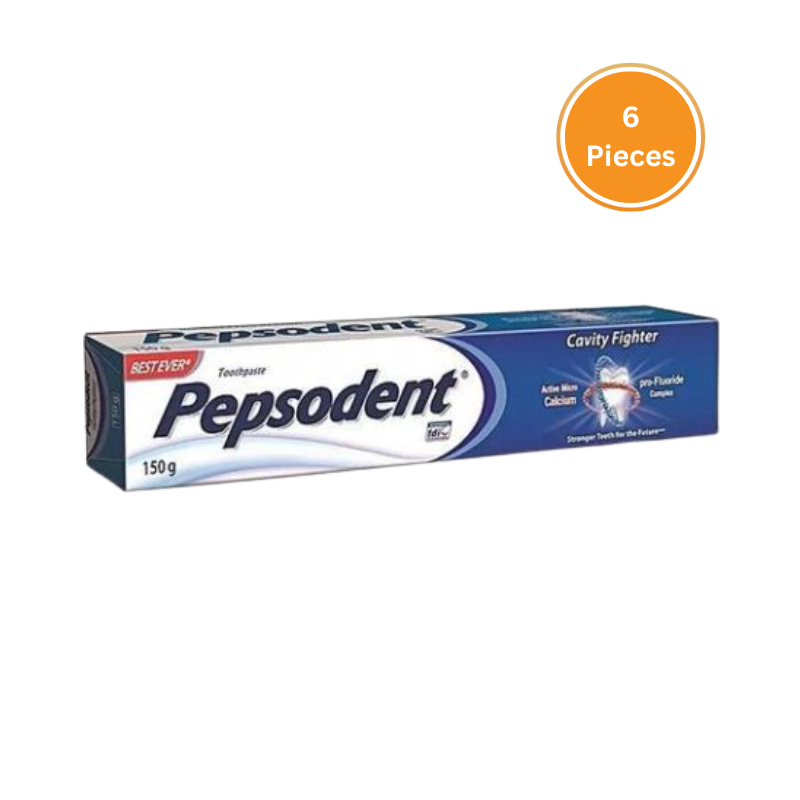 Pepsodent Cavity Fighter 150Ml 6 Pieces Outer