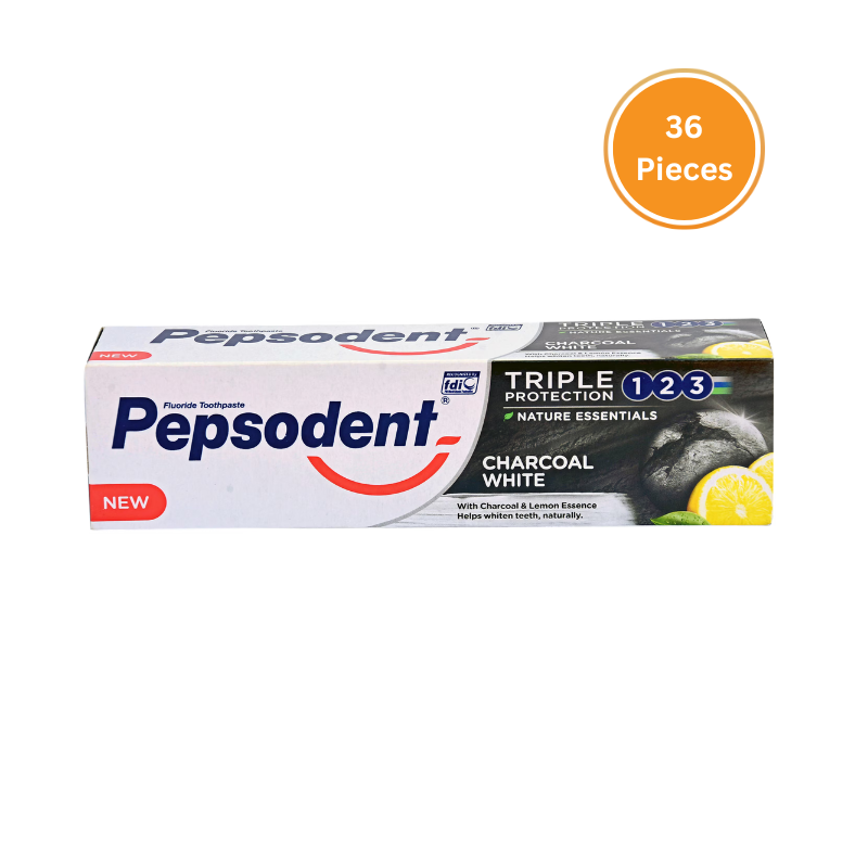 Pepsodent Toothpaste Charcoal Lemon Box 36 Pieces