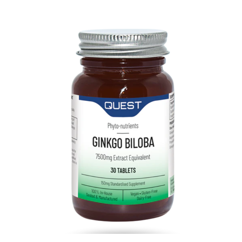 Quest Ginkgo Biloba Extract 30'S Tabs
