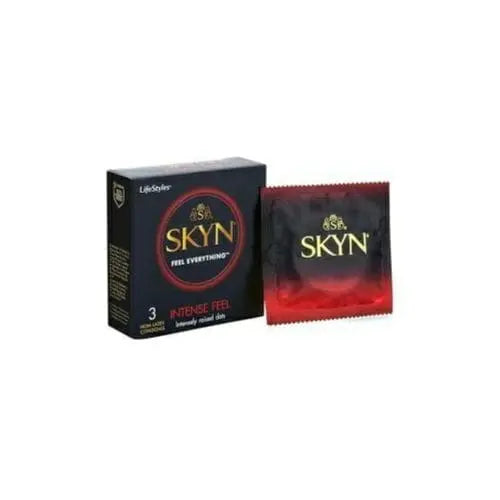Skyn Intense Feel Dotted Condoms(Non Latex)