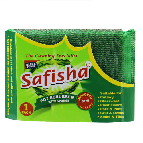 Safisha Scourer + Sponge Pot
