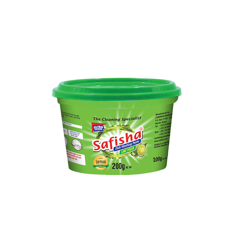 Safisha Dish Washing Paste Lemon 200G