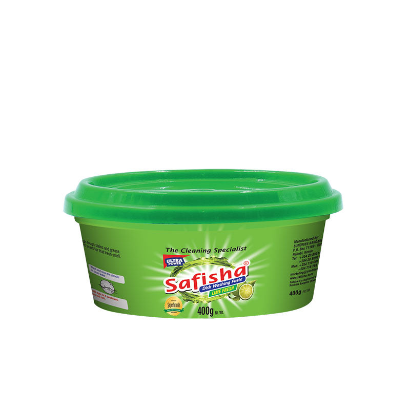 Safisha Dish Washing Paste Lime 400G