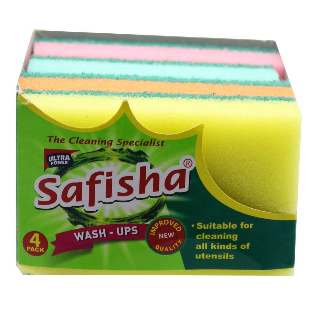 Safisha Wash Ups 4's Sponges