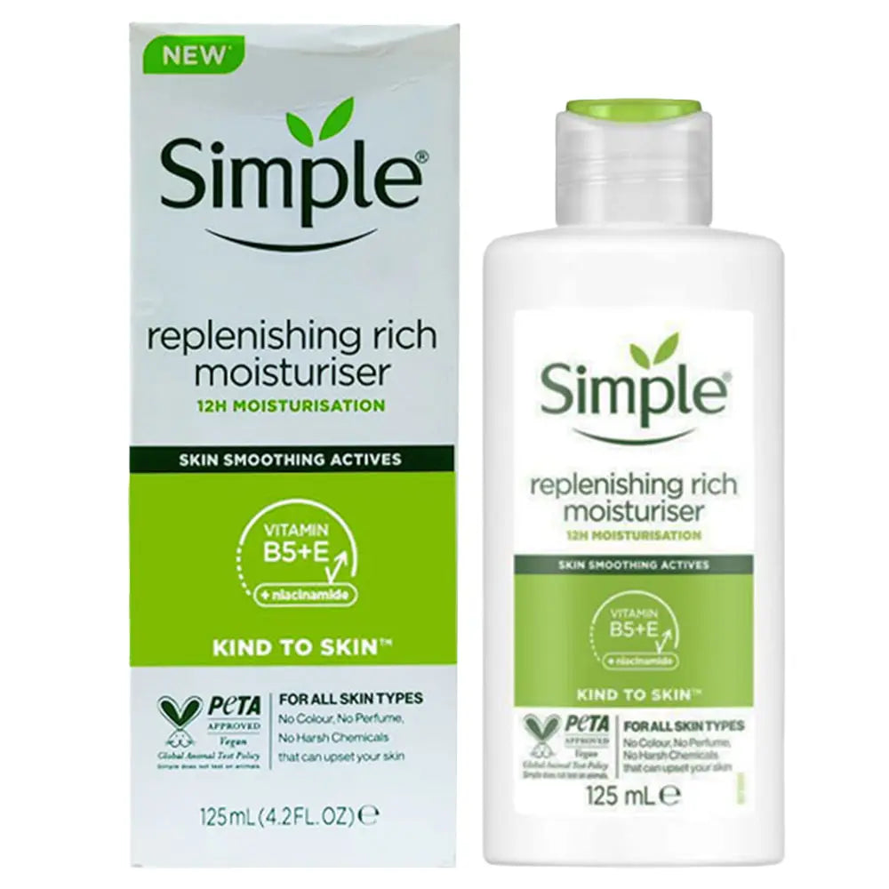 Simple Kind To Skin Replenishing Rich Moisturizer 125Ml