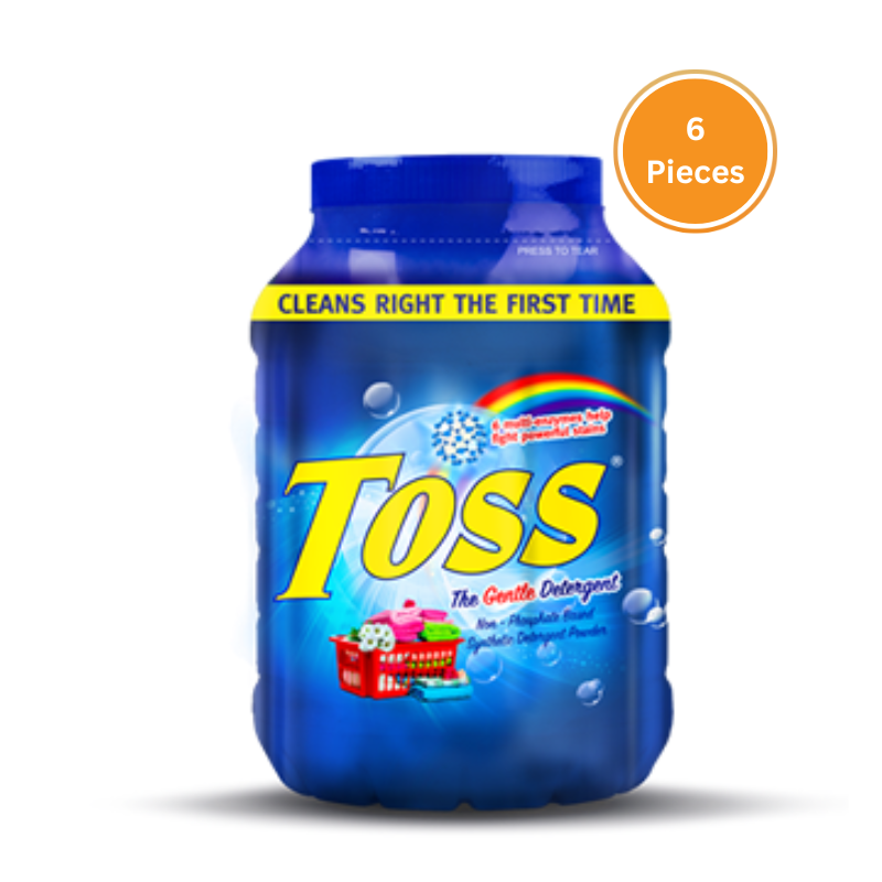 Toss Detergent Box Jar 6 Pieces