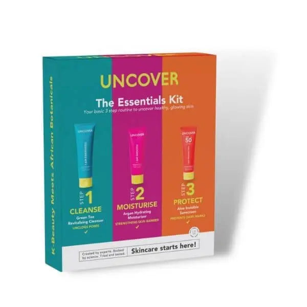 Uncover Skin Care 3-In-1 Kit