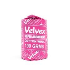 Velvex Cotton Wool 100G