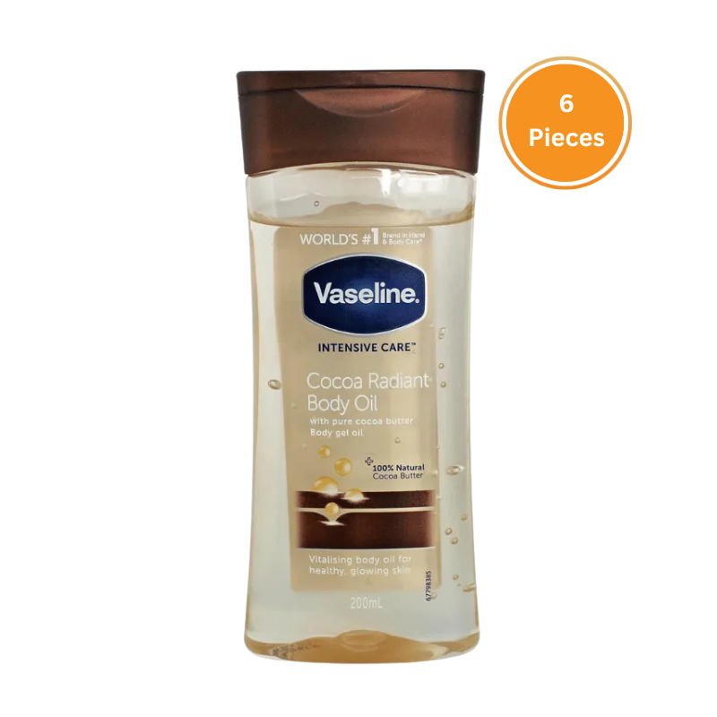 Vaseline Cocoa Radiant Lotions 200ml Outer 6Pcs