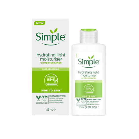 Simple Hydrating Light Moisturiser 125Ml