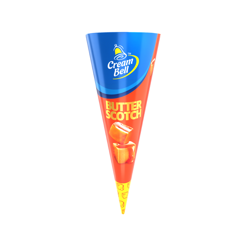 Cream Bell Cone Butterscotch 100Ml