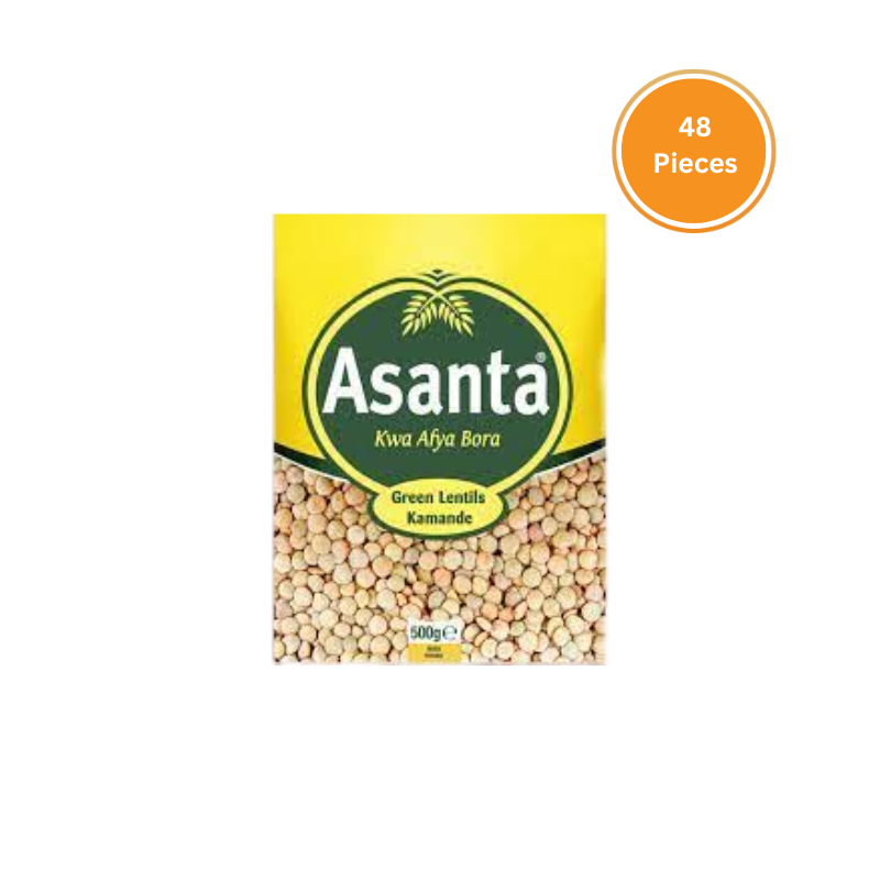 Asanta Green Lentils Kamande 500Gm Bale 48 Pcs