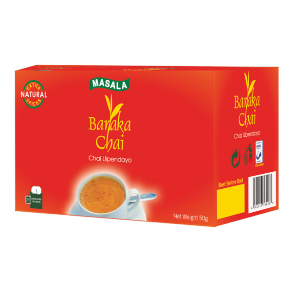 Baraka Chai Masala Tea Bag 25 Pieces Enveloped