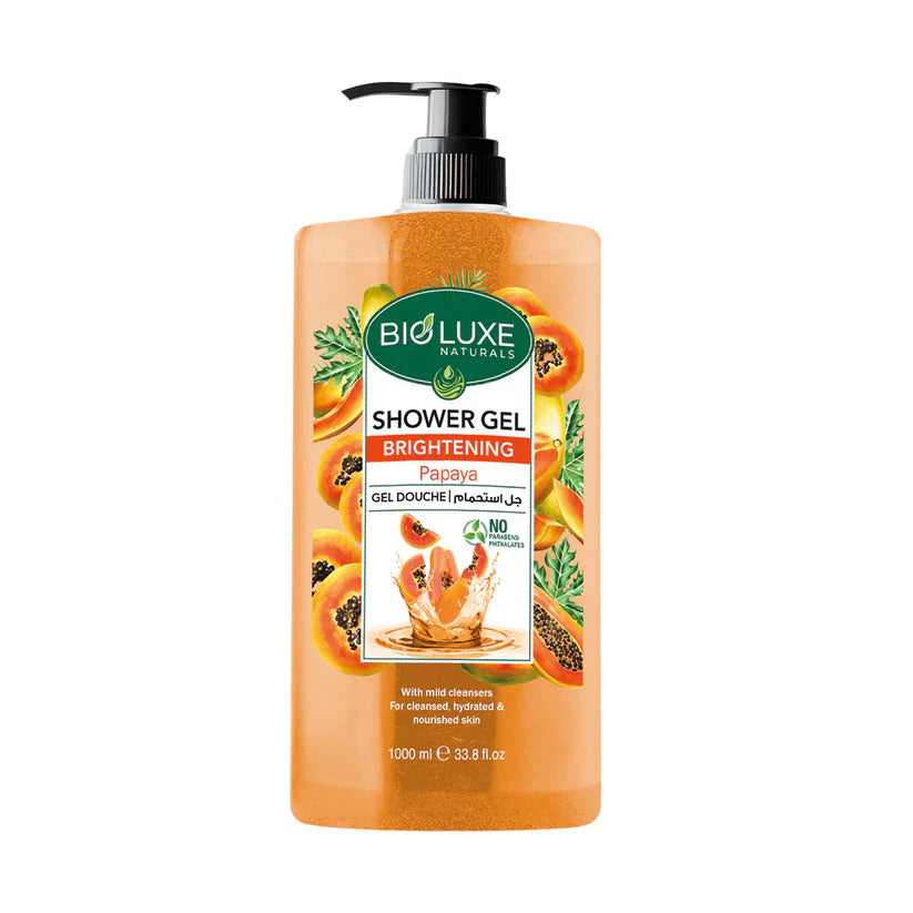 Bioluxe Shower Gel Bright Papaya 1000Ml