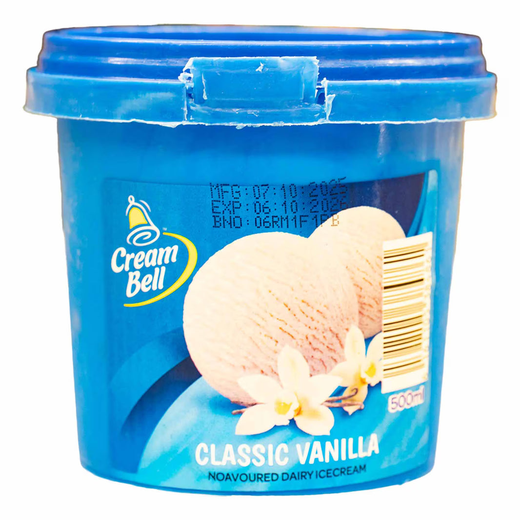 Cream Bell Regular Classic Vanilla Ice Cream 500Ml