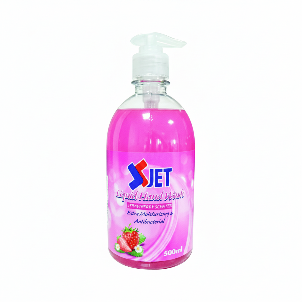 Jet Liquid Hand Wash Strawberry Scented 500Ml