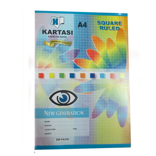 Kartsasi Exer Book A4 200Pgs Ruled