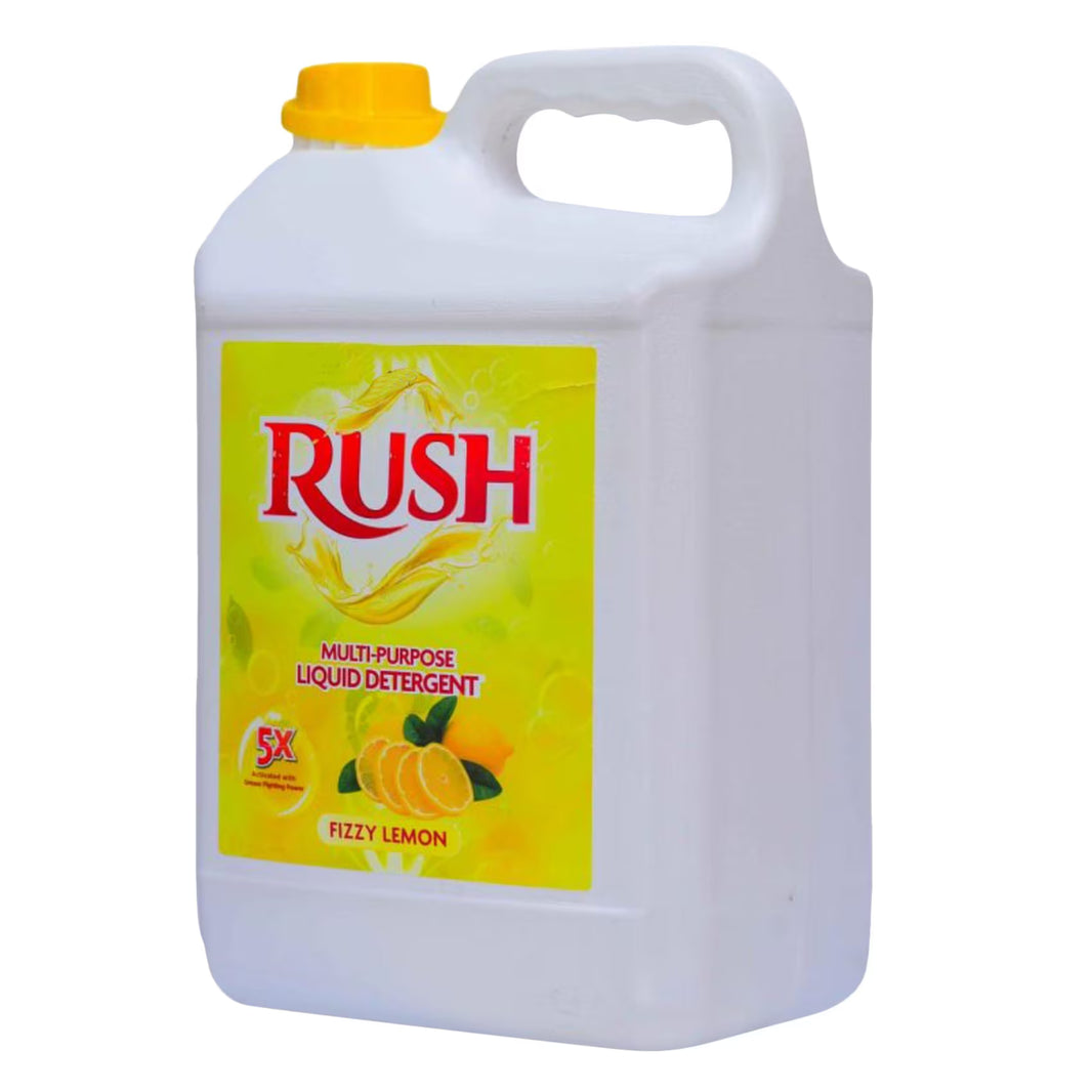 Rush Multiporpose Detergent Fizzy Lemon 5L