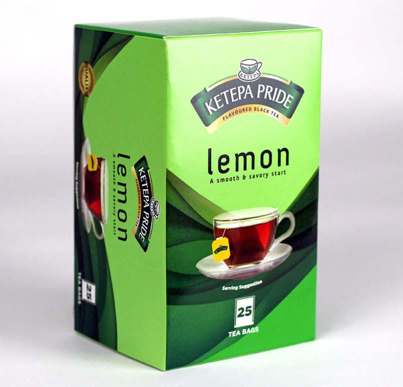 Ketepa Pride Flavoured Black Tea Lemon 25Tbgs