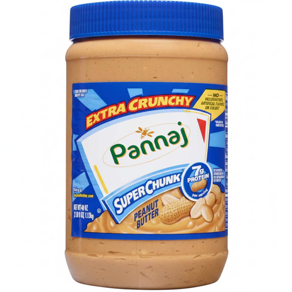 Pannaj Peanut Butter Crunchy 250Gm,S