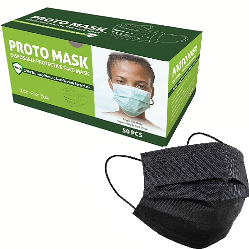 Face Mask Black(Protomask) 50'S