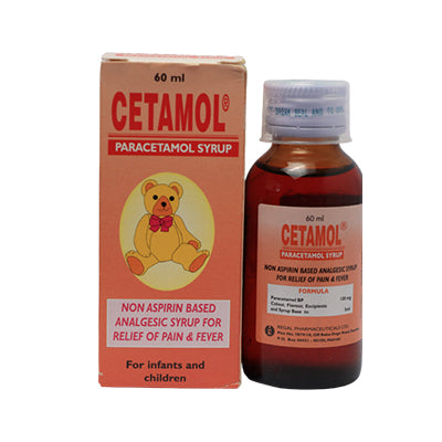 Cetamol 120Mg/5Ml Syrup 60Ml