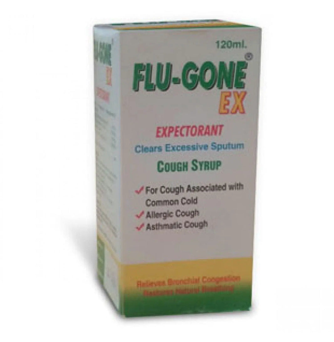 Flugone-Ex 30/2/50/100Mg/5Ml Syrup 120Ml