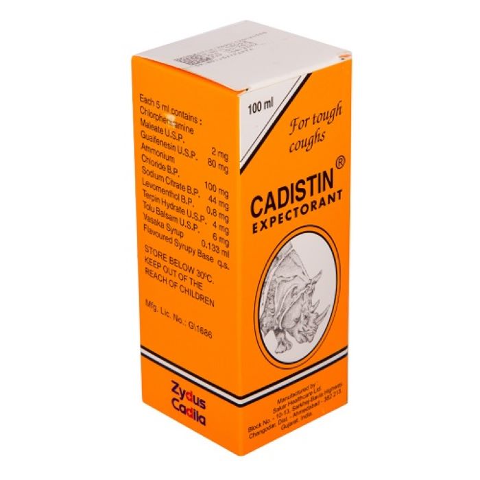 Cadistin-Expectorant Syrup 100Ml