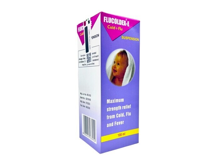 Flucoldex-E 125/1/2Mg/5Ml Syrup 100Ml