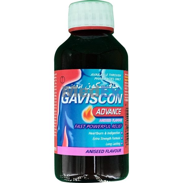 Gaviscon Peppermint 500/267/160Mg Suspension 200Ml