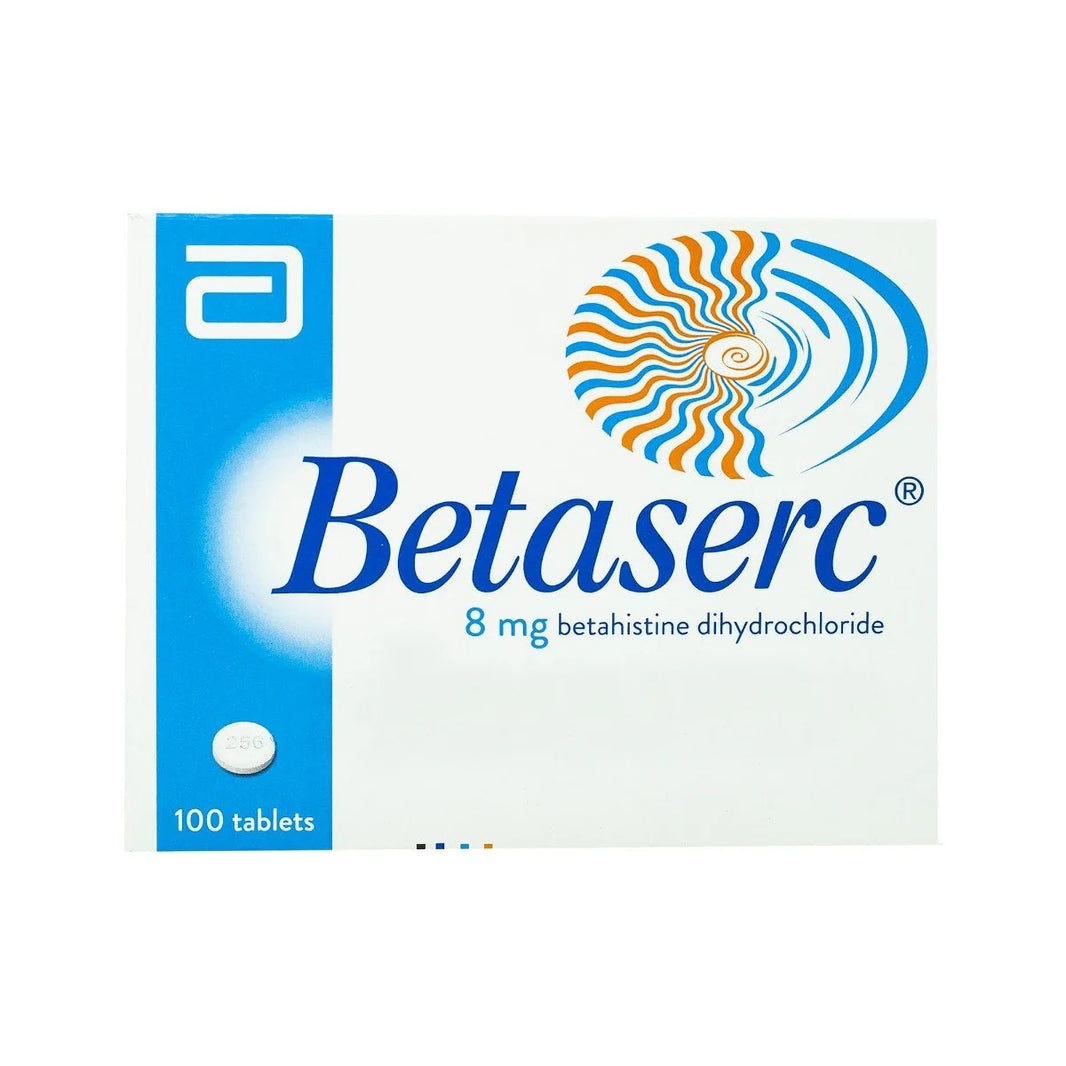 Betaserc 8 Mg Tablets 100'S