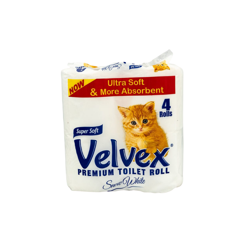 Velvex Tissue 4 Pack